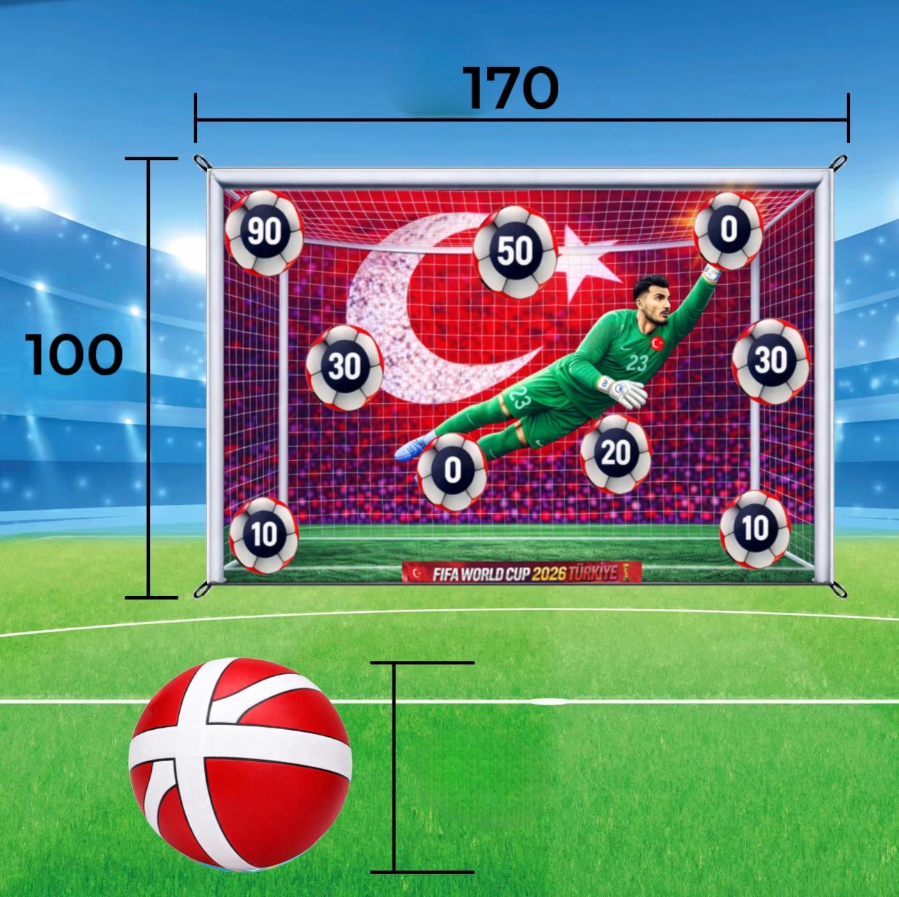 Vur Yapıştır Futbol Oyun Seti – Evde Eğlenceli Antrenman & Hedef Oyunu