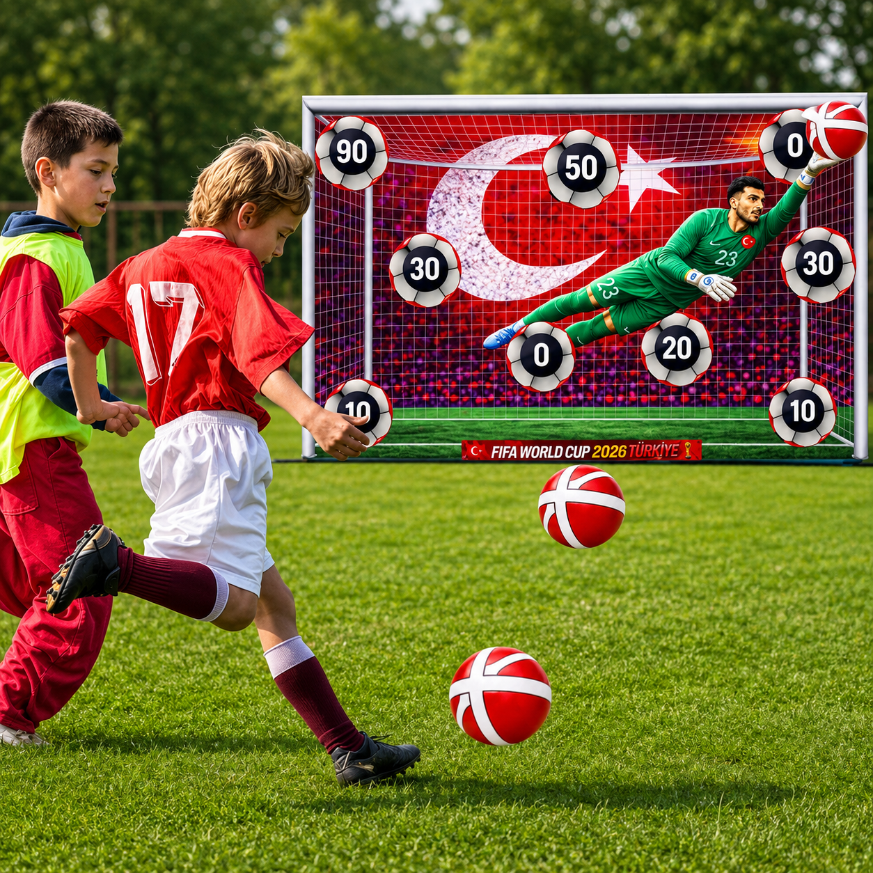 Vur Yapıştır Futbol Oyun Seti – Evde Eğlenceli Antrenman & Hedef Oyunu